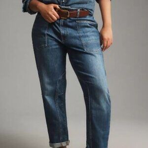 Anthropologie The Wanderer Mid-Rise Relaxed Jeans by Pilcro, Size 20W